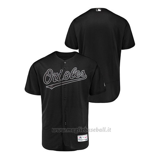 Maglia Baseball Uomo Baltim Ore Orioles 2019 Players Weekend Autentico Nero